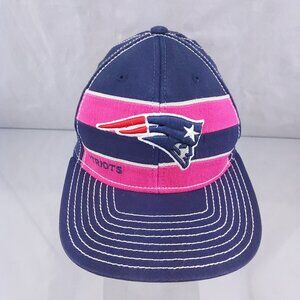 Reebok New England Patriots Navy Blue-Pink Breast Cancer Awareness Player Sideli